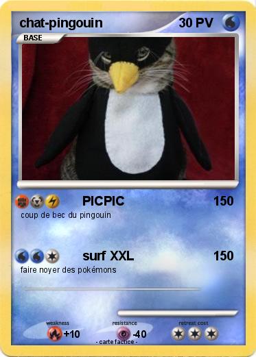 Pokemon chat-pingouin