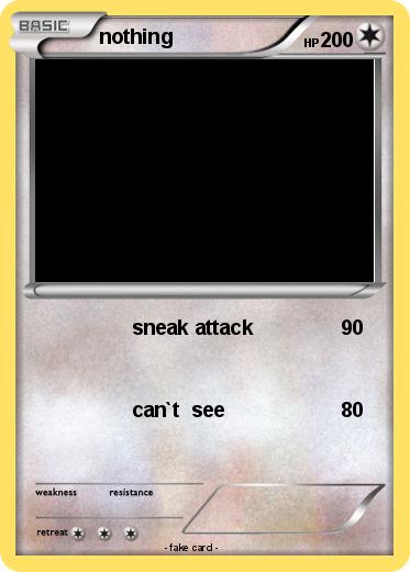 Pokemon nothing
