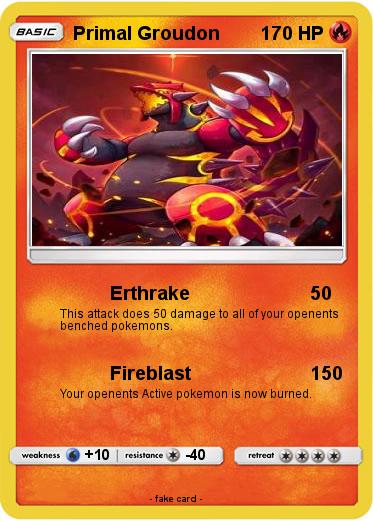 Pokemon Primal Groudon