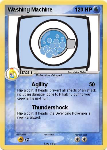 Pokemon Washing Machine