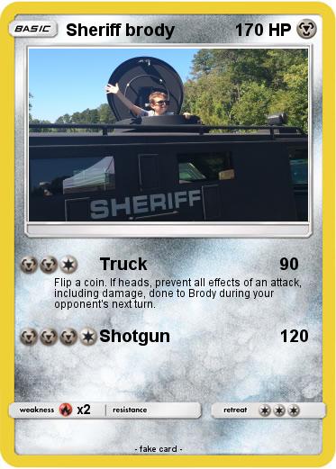 Pokemon Sheriff brody