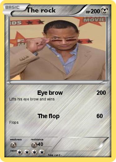 Pokemon The rock
