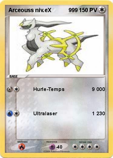 Pokemon Arceouss niv.eX           999