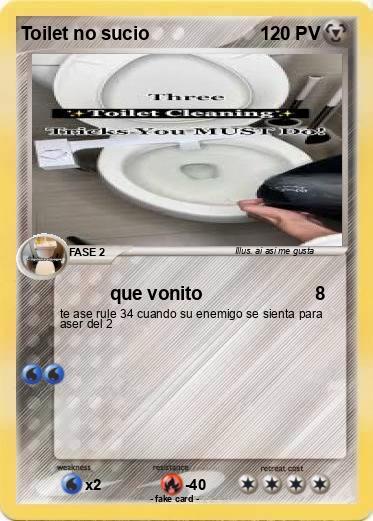 Pokemon Toilet no sucio