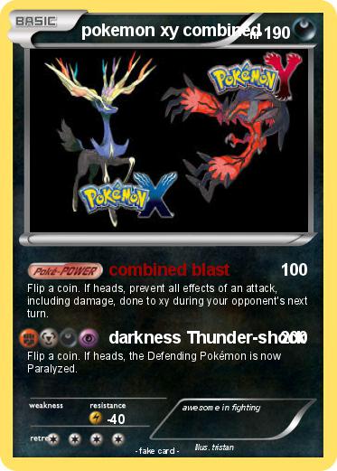 Pokemon pokemon xy combined