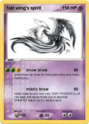 Pokemon fast wing's spirit