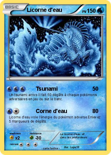 Pokemon Licorne d'eau