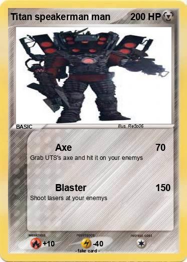 Pokemon Titan speakerman man