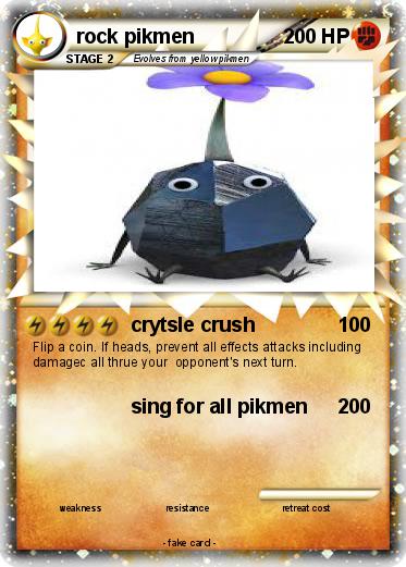 Pokemon rock pikmen