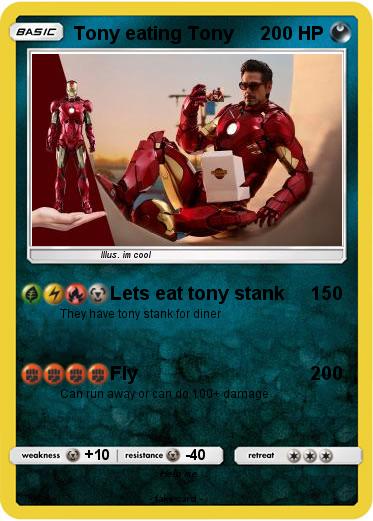 Pokemon Tony eating Tony