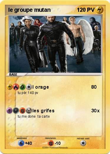 Pokemon le groupe mutan