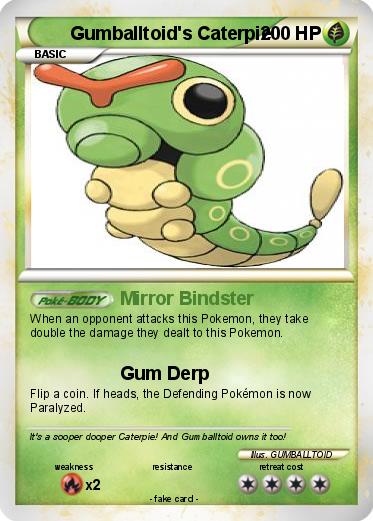 Pokemon Gumballtoid's Caterpie