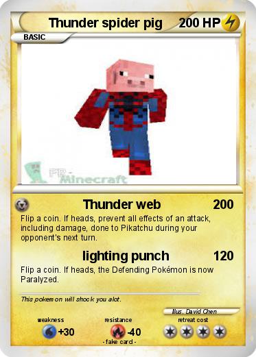 Pokemon Thunder spider pig