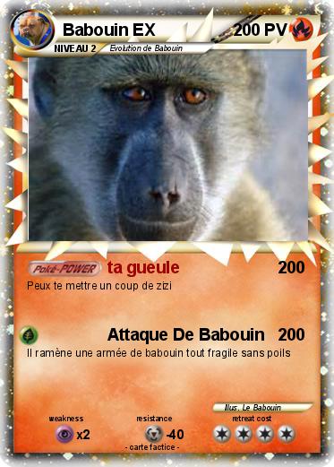 Pokemon Babouin EX