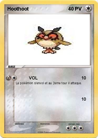 Pokemon Hoothoot