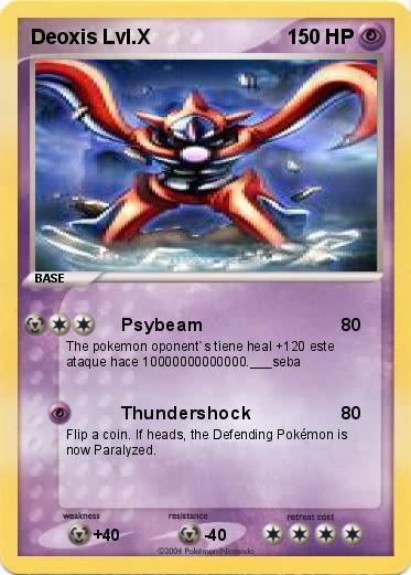 Pokemon Deoxis Lvl.X
