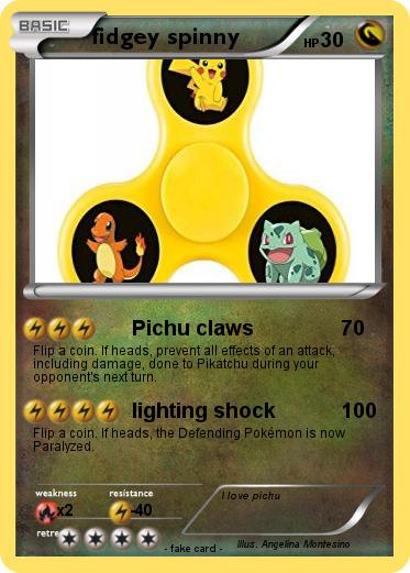 Pokemon fidgey spinny
