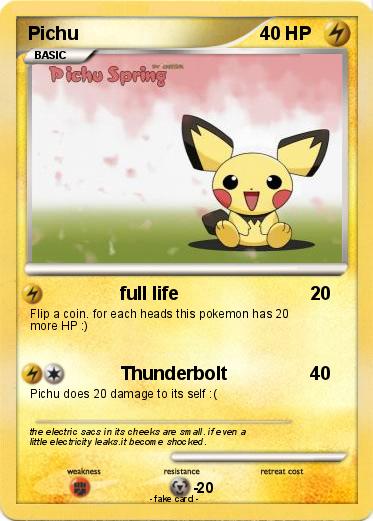 Pokemon Pichu