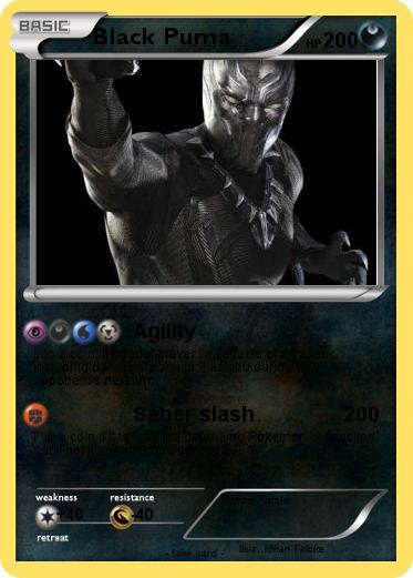 Pokemon Black Puma