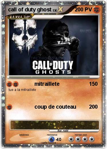 Pokemon call of duty ghost