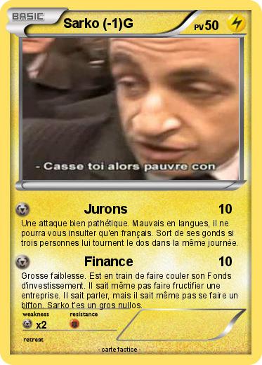 Pokemon Sarko (-1)G