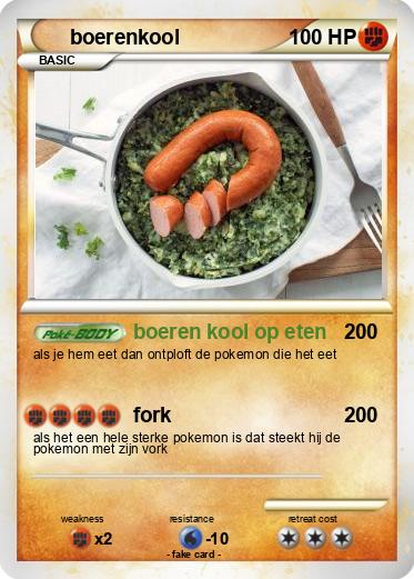 Pokemon boerenkool