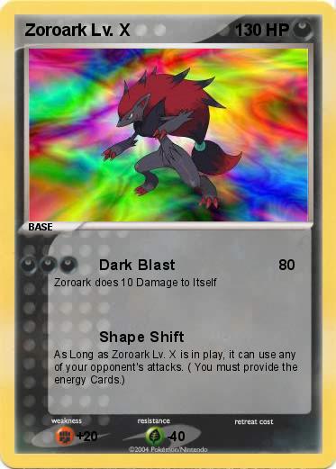 Pokemon Zoroark Lv. X