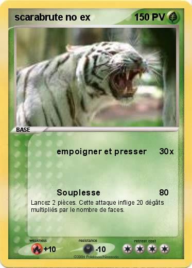 Pokemon scarabrute no ex