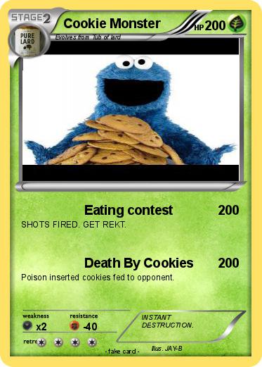 Pokemon Cookie Monster