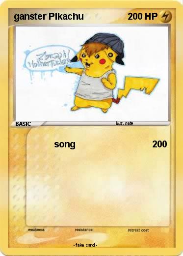 Pokemon ganster Pikachu
