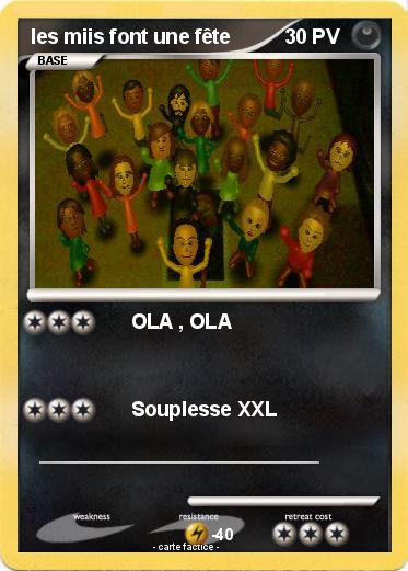 Pokemon les miis font une fête