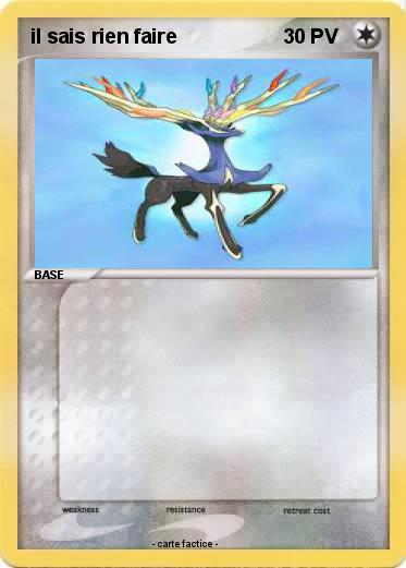 Pokemon il sais rien faire