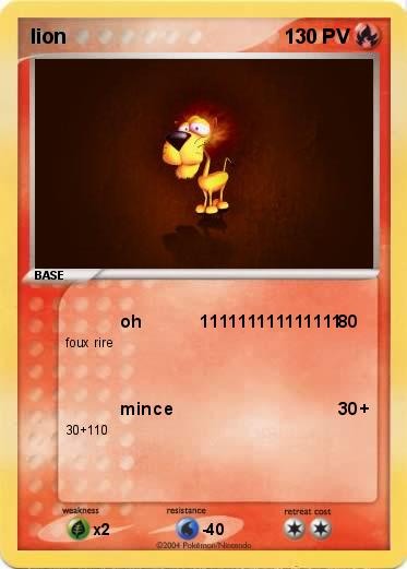 Pokemon lion