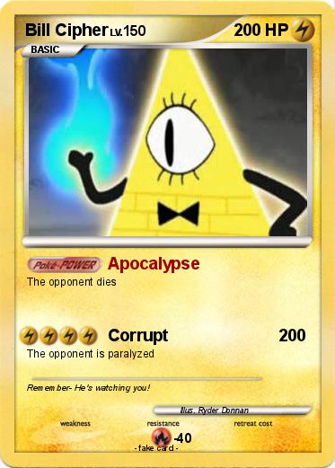 Pokemon Bill Cipher