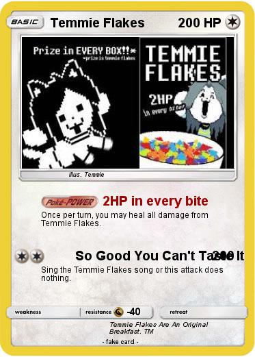 Pokemon Temmie Flakes