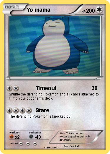 Pokemon Yo mama