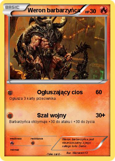 Pokemon Weron barbarzyńca