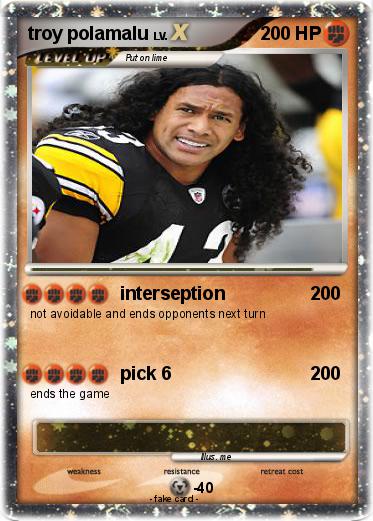Pokemon troy polamalu