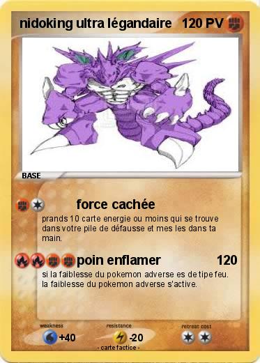 Pokemon nidoking ultra légandaire