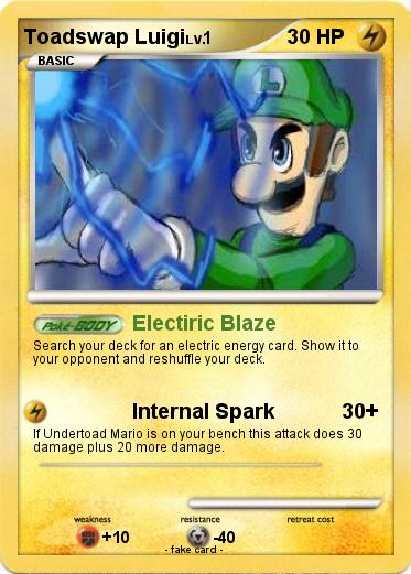 Pokemon Toadswap Luigi