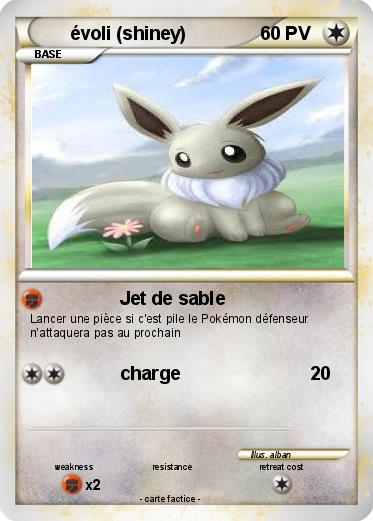Pokemon évoli (shiney)