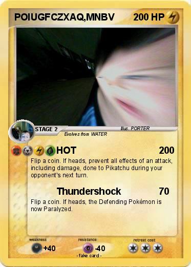Pokemon POIUGFCZXAQ,MNBV