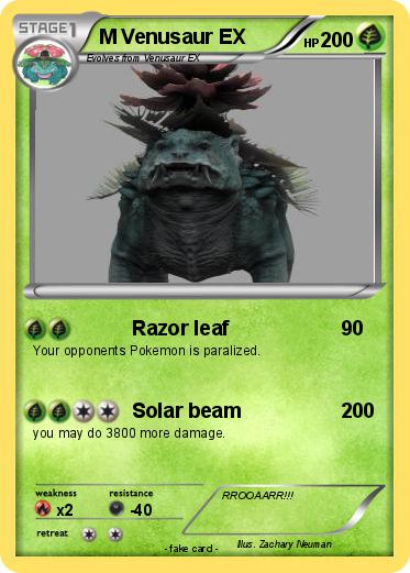 Pokemon M Venusaur EX