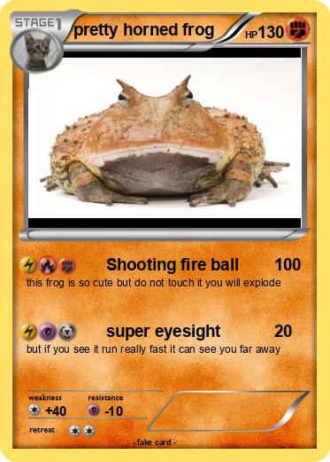 Pokemon pretty horned frog