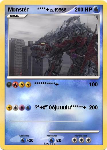 Pokemon Monstèr      ****+