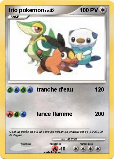 Pokemon trio pokemon