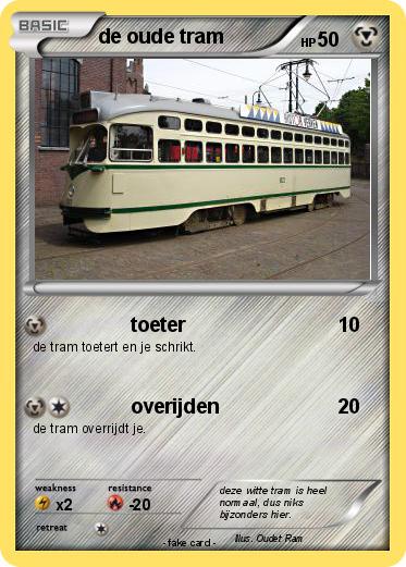Pokemon de oude tram
