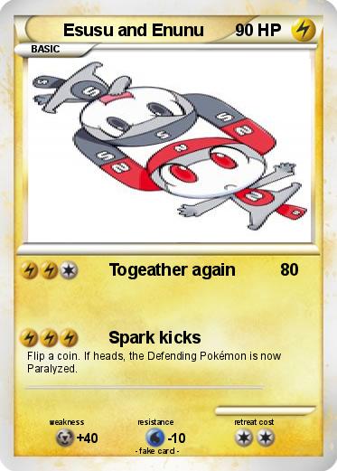 Pokemon Esusu and Enunu
