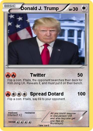 Pokemon Donald J. Trump