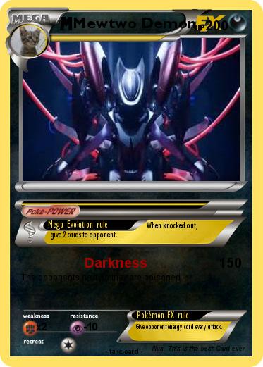 Pokemon Mewtwo Demon